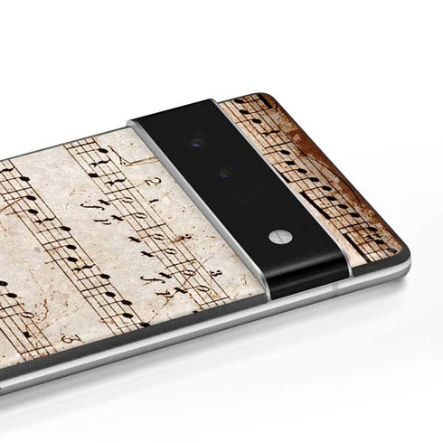 Antique Notes Google Pixel 6 Skin